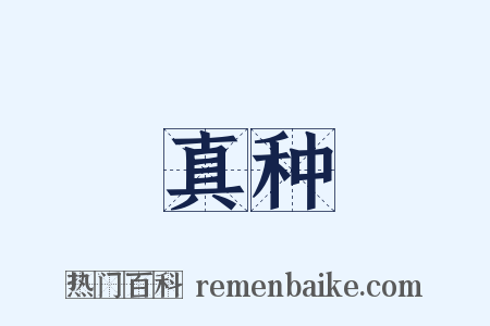 真种是什么意思的图片